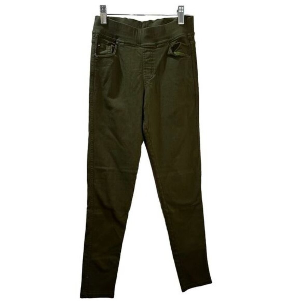 New KATHY Denim Stretch Jegging Jean‎ Skinny Olive XS